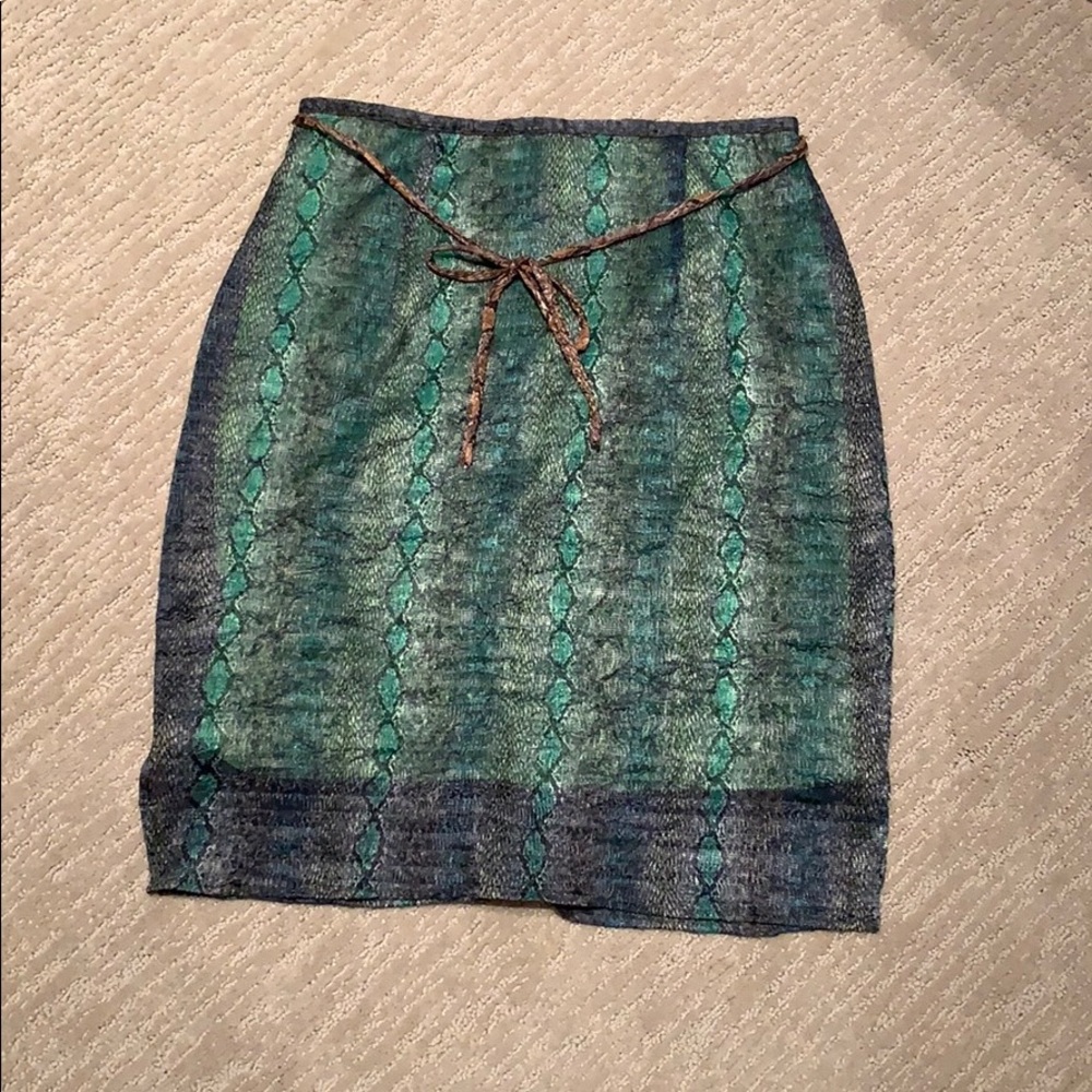Animal Print Skirt